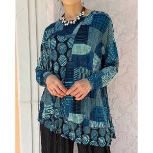 NEW CHALET ET CECI lana top in blue